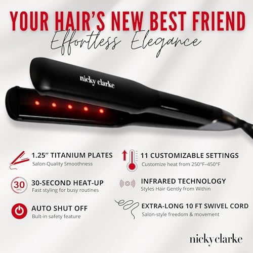 Nicky Clarke Infrared PRO Flat Iron - NSS902US